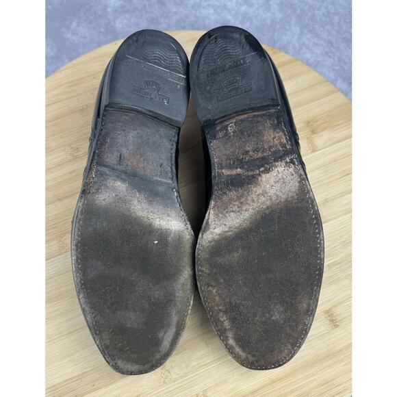 FLORSHEIM IMPERIAL SHOES BLACK LEATHER BROGUE WINGTIP OXFORDS 92329 MENS SZ 11.5 - Picture 11 of 13